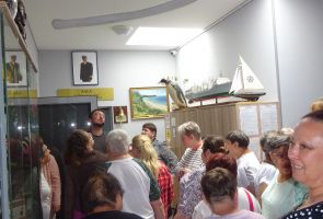 Mieszkanki w Muzeum Fauny i Flory Morskiej i Śródlądowej.