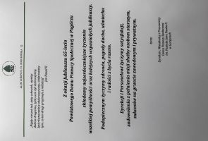 list gratulacyjny